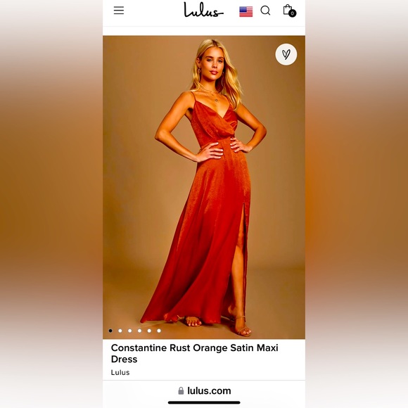 Lulu Satin Maxi dress - Picture 1 of 1